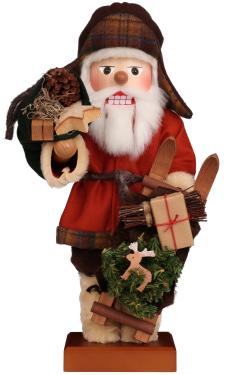 0-853 - Christian Ulbricht Nutcracker - Sami Santa With Sled - 18\H x 9.25\W x 9\D