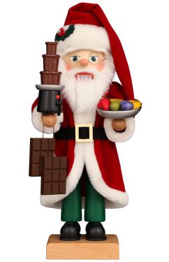 0-876 - Christian Ulbricht Premium Nutcracker - Santa with Chocolate Fountain