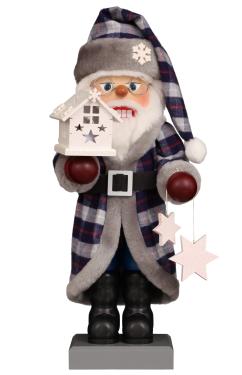 0-888 - Christian Ulbricht Nutcracker - Santa With Christmas Lighthouse - 18.9\H x 7.5\W x 8.9\D