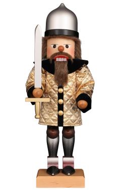 0-889 - Christian Ulbricht Nutcracker - Knight - 19.7\H x 7.1\W x 6.5\D