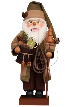 0-890 - Christian Ulbricht Nutcracker - Forest Santa - 18.9\H x 7.7\W x 7.1\D