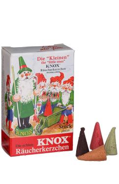 005302X - Knox Small Incense - Assorted Incense - unit of 24 pcs - 2.5\H x 1.5\W x .75\D