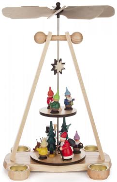 085-1014 - Dregeno Pyramid - 2-Tier Dwarf Pyramid - 16.15\H x 10.65\W x 7.1\D