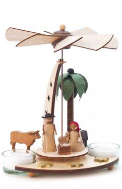 085-469 - Dregeno Pyramid - Nativity Scene - 7\H x 6.5\W x 6\D