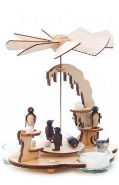 085-576 - Dregeno Pyramid - Assorted Penguins - 7\H x 7.5\W x 6.5\D