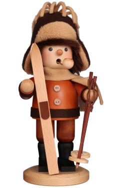 1-154 - Christian Ulbricht Smoker - Skier (Natural) - 10.25\H x 4.5\W x 5\D