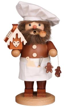 1-156 - Christian Ulbricht Smoker - Confectioner (Natural) - 18.9\H x 7.3\W x 7.9\D