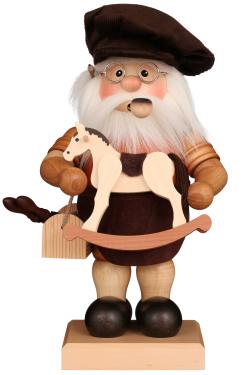 1-202 - Christian Ulbricht Smoker - Toymaker (Natural) - 13.5\H x 8.5\W x 6\D