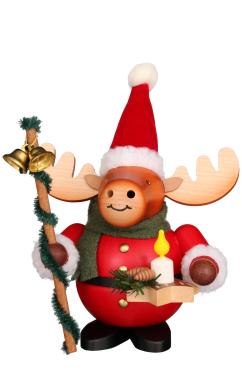1-495 - Christian Ulbricht Smoker - Elk Santa - 8.3\H x 6.1\W x 4.9\D