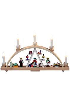 1237 - Richard Glaesser Arch - Christmas Market Vendors - 11.25\H x 19\W x 2\D