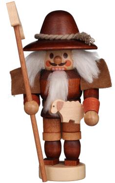 13-0504 - Christian Ulbricht Mini Nutcracker - Shepherd - 4.5\H x 2.25\W x 2\D