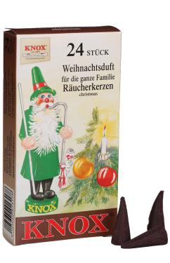 13170 - Knox Large Incense - \Xmas\ scent - box of 24 pcs - 5\H x 2.5\W x .75\D