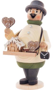 1343-33 - Dregeno Incense Burner - Gingerbread Salesman - 6.5\H x 3.25\W x 4\D