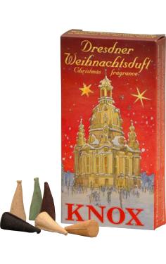15410 - Knox Large Incense - Assorted Scents - 1 Box of 24 pcs - 5\H x 2.5\W x .75\D