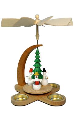15872 - Richard Glaesser Pyramid - Snowmen Musicians -11\H x 8\W x 8\D