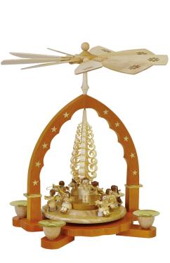 16025 - Richard Glaesser Pyramid - Angel Musicians - 11.25\H x 5.75\W x 5.75\'