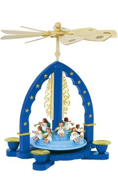 1605 - Richard Glaesser Pyramid - Angel Musicians - 10.5\H x 9.25\W x 9.25\