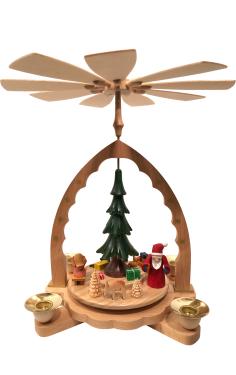 16073 - Richard Glaesser Pyramid - Santa, Children and Toys - 10.5\H x 7\W x 6\D