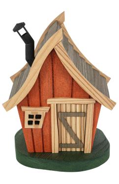 2630  -  Richard Glaesser Smoker - Red Smokehouse   -  8\H x \W x \D