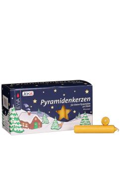 29314N - German Candle for Pyramids - Natural - 3\H x .5\W x .5\D