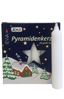 29317 - German Candle for Pyramids - White - 4.25\H x .675\W x .675\