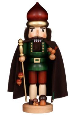 32-310 - Christian Ulbricht Nutcracker - Forest King (Natural) - 15.7\H x 5.7\W x 5.1\D