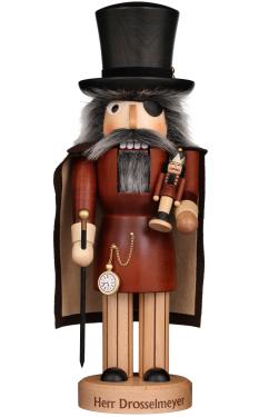 32-314 - Christian Ulbricht Nutcracker - Drosselmeier (Natural) - 15.5\H x 5\W x 5\D