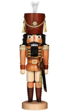 32-322 - Christian Ulbricht Nutcracker - Soldier (Natural) - 17.5\H x 5.25\W x 4.25\D