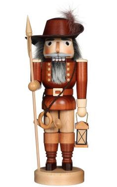 32-324 - Christian Ulbricht Nutcracker - Nightwatcher (Natural) - 14.25\H x 5.25\W x 8\D