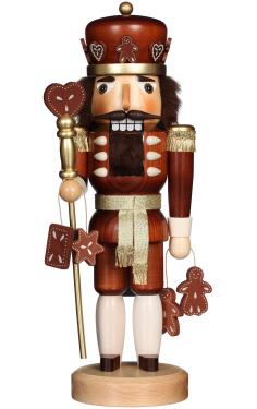 32-328 - Christian Ulbricht Nutcracker - Gingerbread King (Natural) - 15\H x 6\W x 5.5\D