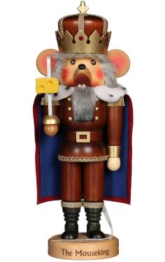 32-340 - Christian Ulbricht Nutcracker - Mouse King - 16.5\H x 6\W x 6\D
