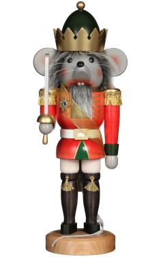 32-534 - Christian Ulbricht Nutcracker - Mouse King - 15.5\H x 6.25\W x 5.5\D