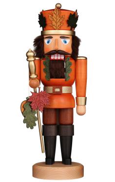32-561 - Christian Ulbricht Nutcracker - Autumn King - 14.8\H x 5.5\W x 4.9\D