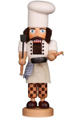 32-569 - Christian Ulbricht Nutcracker - Cook Glazed - 16\H x 6.5\W x 5.5\D