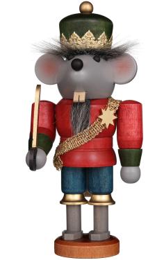 32-612 - Christian Ulbricht Nutcracker - Mouse King - 6.75\H x 3.25\W x 2.75\