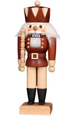 32-620 - Christian Ulbricht Mini Nutcracker - King (Natural) - 10.5\H x 4\W x 3\D