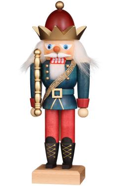 32-640 - Christian Ulbricht Mini Nutcracker - King - 11\H x 3.75\W x 3.5\D