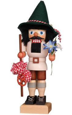 32-660 - Christian Ulbricht Nutcracker - Bavarian Hiker - 11\H x 4\W x 3\D