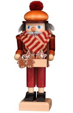 32-698 - Christian Ulbricht Nutcracker - Gingerbread Vendor (Natural) - 10.4\H x 3.7\W x 4.1\D