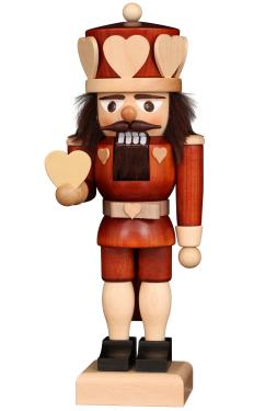 32-700 - Christian Ulbricht Nutcracker - Heart King (Natural)