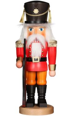 32-819 - Christian Ulbricht Nutcracker - Red Soldier - 17\H x 6\W x 5\D