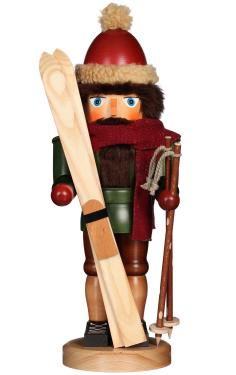 32-820 - Christian Ulbricht Nutcracker - Skier - 17\H x 6.5\W x 5.25\D