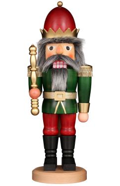 32-827 - Christian Ulbricht Nutcracker - Red and Green King
