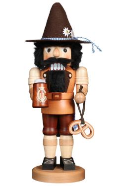 32-967 - Christian Ulbricht Nutcracker - Bavarian (Natural) - 17.1\H x 6.5\W x 5.25\D