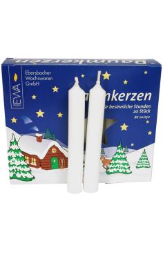 32301W - German Candle for Pyramids - White - 4\H x .5\W x .5\D