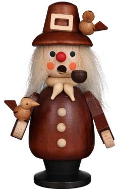35-785 - Christian Ulbricht Incense Burner - Birdwatcher (Natural) - 4.5\H x 2.5\W x 2\D