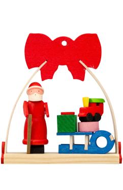 4121 - Graupner Ornament - Arch Santa Sled - 2.75\H x 2.5\W x .75\D
