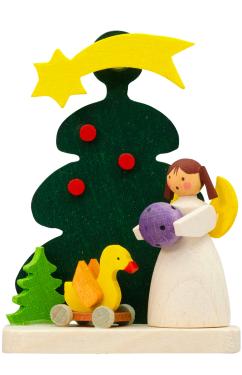 4172 - Graupner Ornament - Angel with a Toy Duck - 2.5\H x 1.75\W x 1\D