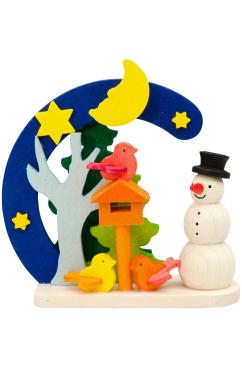 4416 - Graupner Ornament - Snowman Birdhouse - 3\H x 2.75\W x 1.25\D