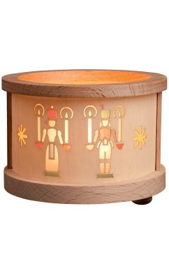 4420 - Richard Glaesser Tea light \Luminary\ - Angel/Miner - 2.5\H x 3\W x 3\D